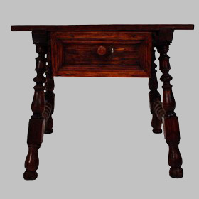Walnut small Majorcan Table. XVIII Century