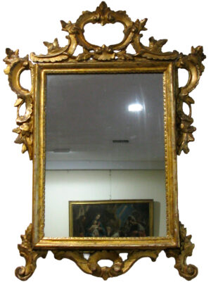 Pareja Espejos Dorados