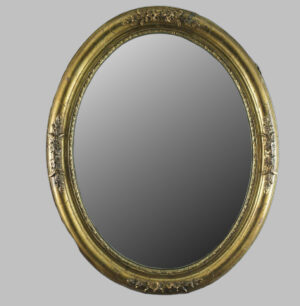 Espejo Ovalado Dorado