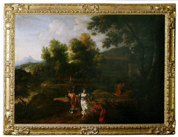 Paisaje Bucólico. Escuela Italiana, S. XVII. (Seguidor de Tiziano).