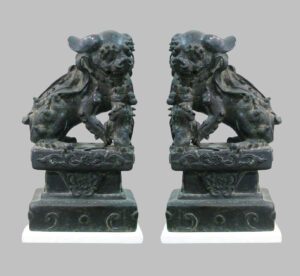 Pair of Bronze Chimeras
