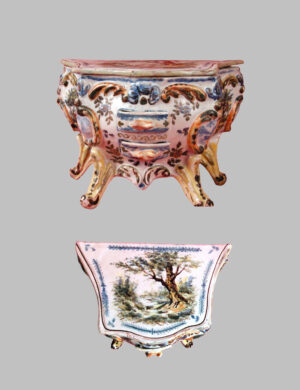 Miniature Ceramic Commode