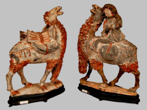 Terracota tricolor de la Dinastía Tang (618-907 D.C.)
