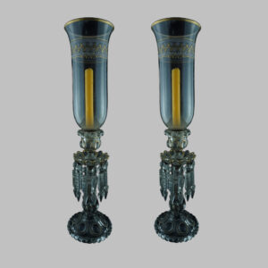 Pareja Portavelas Victorianos