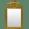 Espejo de talla dorado con oro fino Sueco, firmado y sellado. Fechado 1779 Carl Gustaf Fyrwald, 1774 - 1816