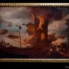 Puerto con barcos y personajes a caballo. "Pintor loco" Miquel Bestard, (1592-1633)