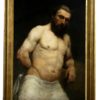 Óleo sobre tela: Retrato de hombre. Finales del S. XVIII. I. Kern, Escuela Alemana