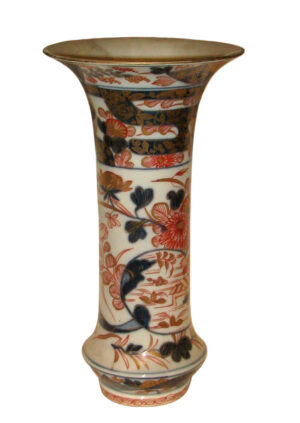 Широко ртом фарфоровая ваза Имари. XVIII век