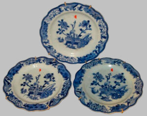 Tres Platos de Cerámica China