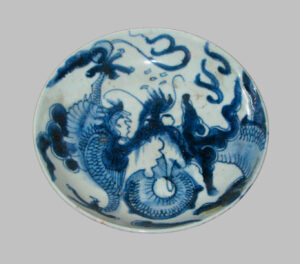 Plato de Porcelana Cantón – China, Siglo XVIII