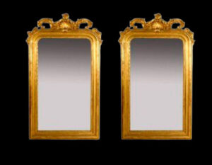 Pair of Elizabethan Mirrors