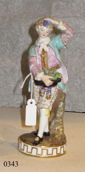 Figura porcelana Meissen. S. XVIII