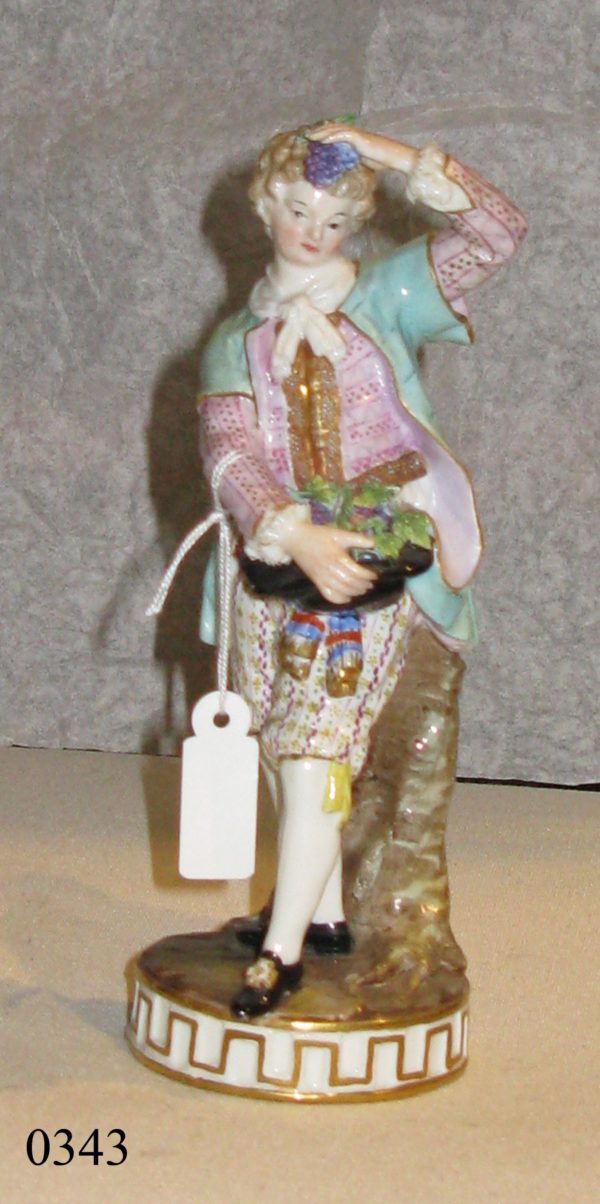 Figura porcelana Meissen. S. XVIII