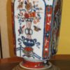 Lámpara de sobremesa Imari Japonés con aplicaciones en bronce dorado. S. XIX