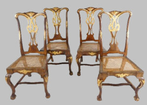 Cuatro Sillas Chippendale