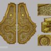 Artesonado de madera, Dorados, Lacados y Marmoleados. S.XVII