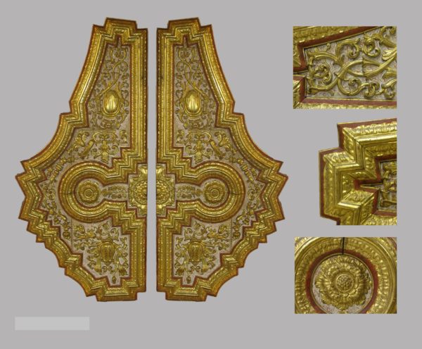 Artesonado de madera, Dorados, Lacados y Marmoleados. S.XVII