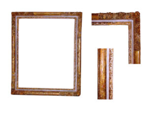 Белая рама с размером по краям. XVIII век