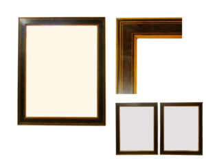 Пара Марк Империя Jacarand, со стейками лемонграсс. C.1800