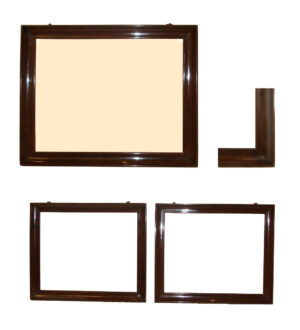 Пара Маркос Isabelinos де красного дерева, побоям