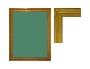 Изабельино гипсовая рама, золотая.