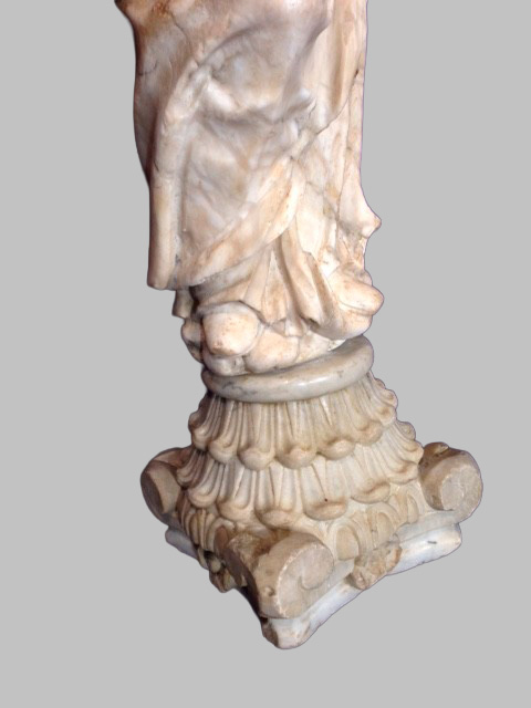 Escultura de Alabastro: Virgen Inmaculada - Imagen 5