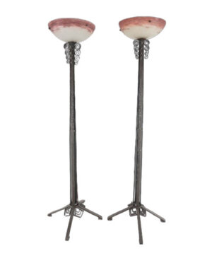 Pareja Lámparas de Pie Modernistas