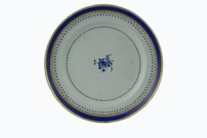 Pareja Platos de Porcelana