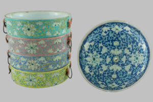 Juego Recipientes de Porcelana Cantón