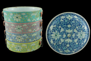 Canton Porcelain Containers Set
