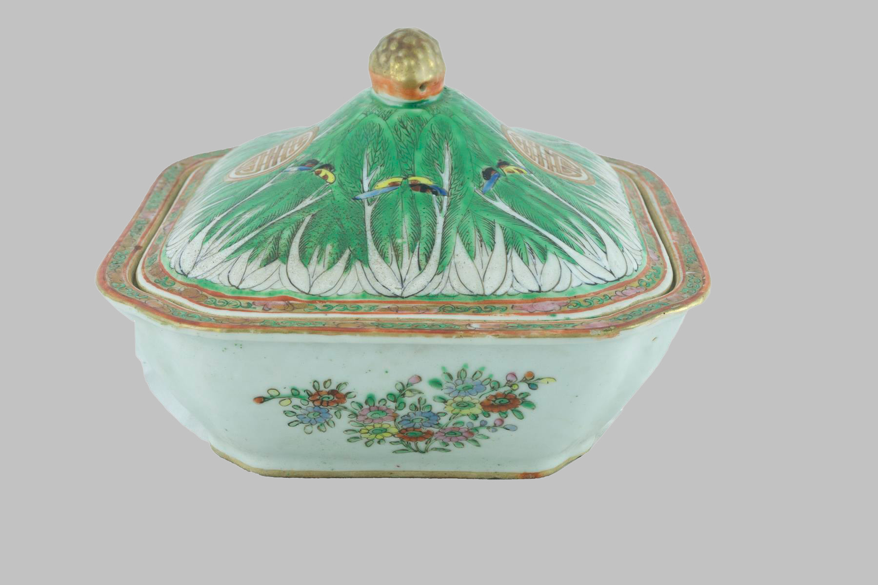 Canton Porcelain Tureen