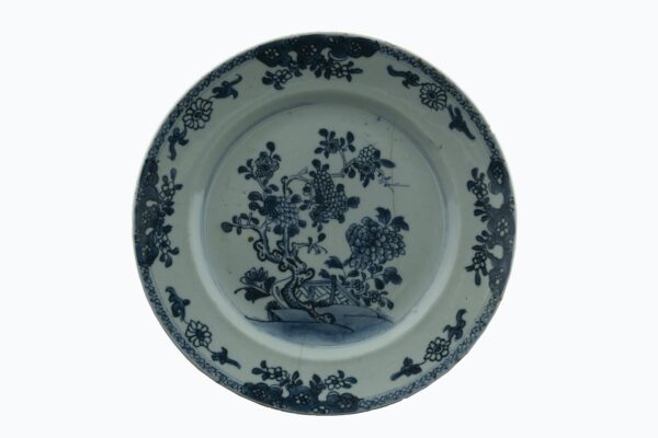 Pareja Platos de Porcelana Cantón