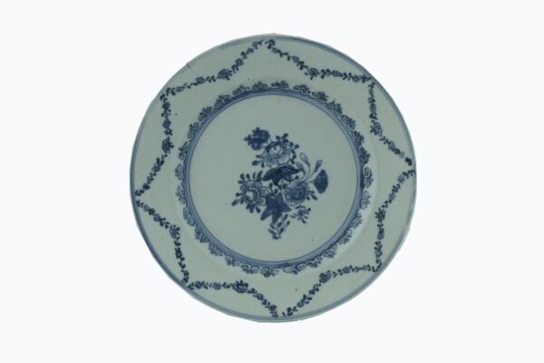 Ocho Platos de Porcelana Cantón
