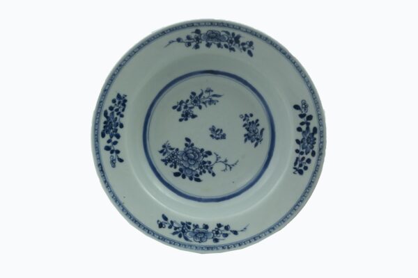 Cinco Platos de Porcelana Cantón