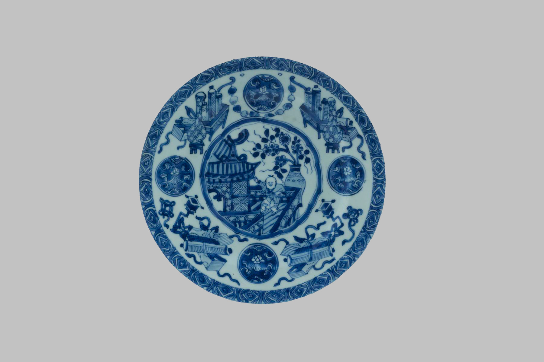 Plato de Porcelana "Compañía de Indias"