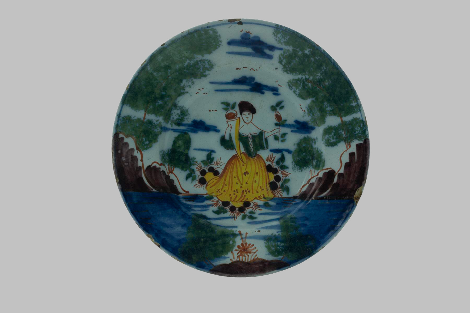 Plato de Porcelana Francesa