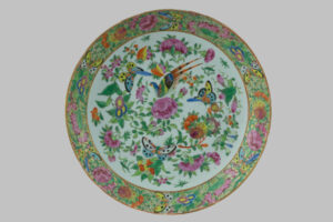 Pair of Canton Porcelain Plates