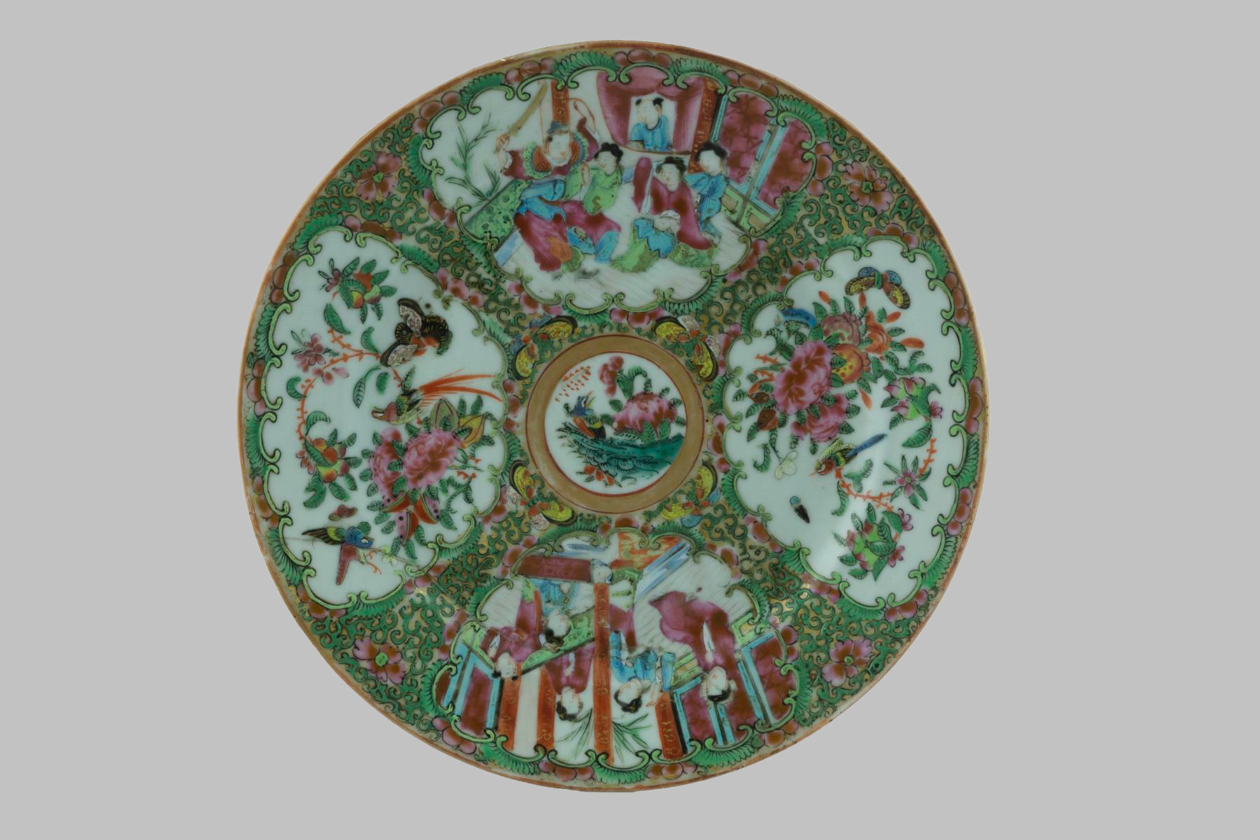 Plato de Porcelana Cantón