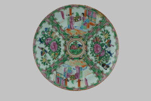 Pair of Canton Porcelain Plates