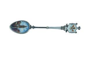 Cuchara pequeña de Plata y Esmalte