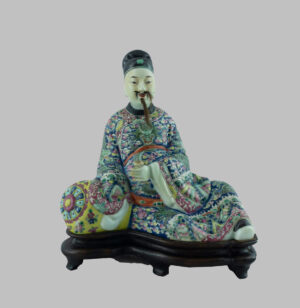 Figura de Porcelana China: Buda