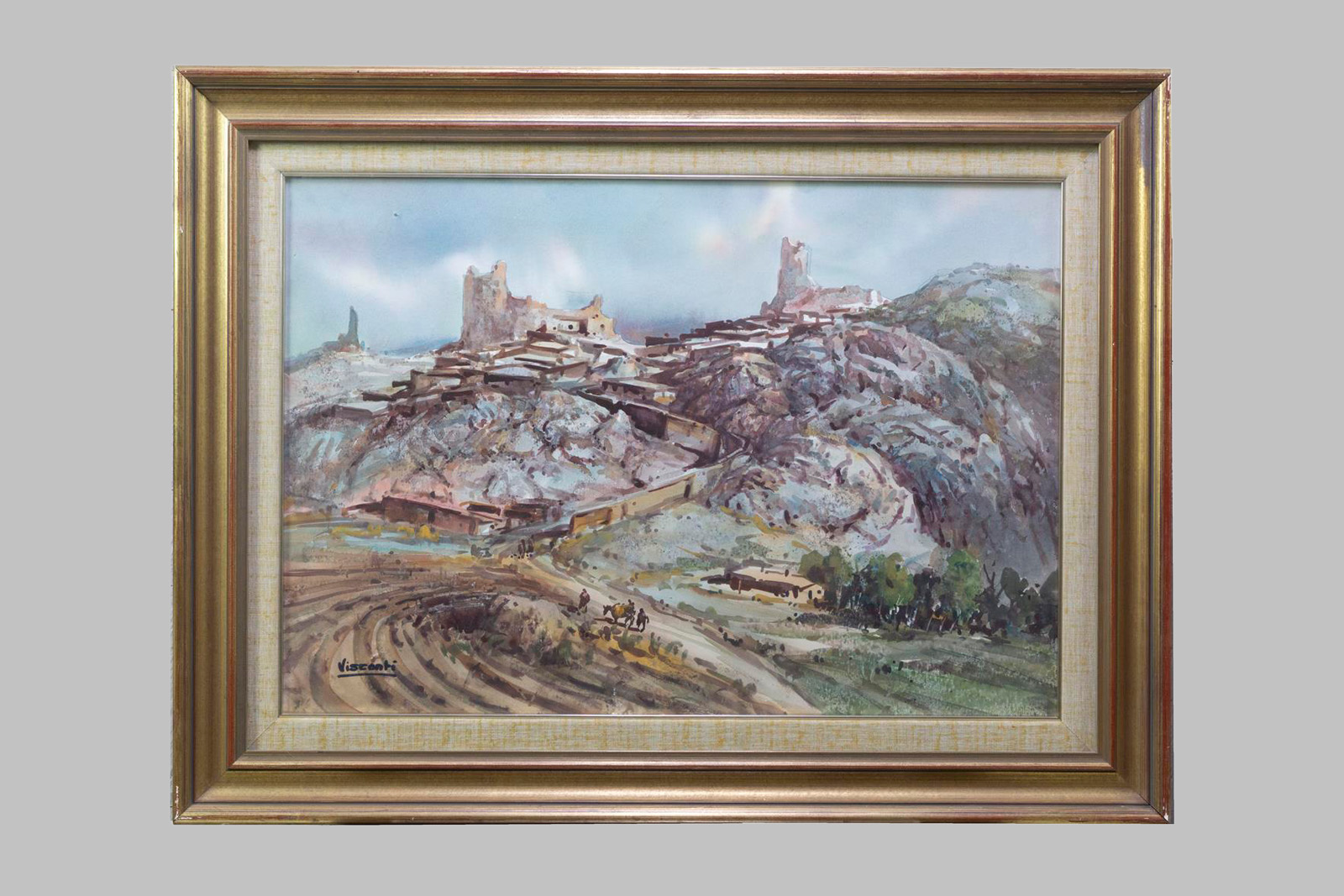 Acuarela de Julio Visconti (1921 - 2021)