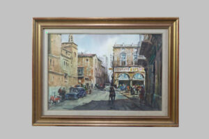 Watercolor Painting by Julio Visconti (1921 - 2021)