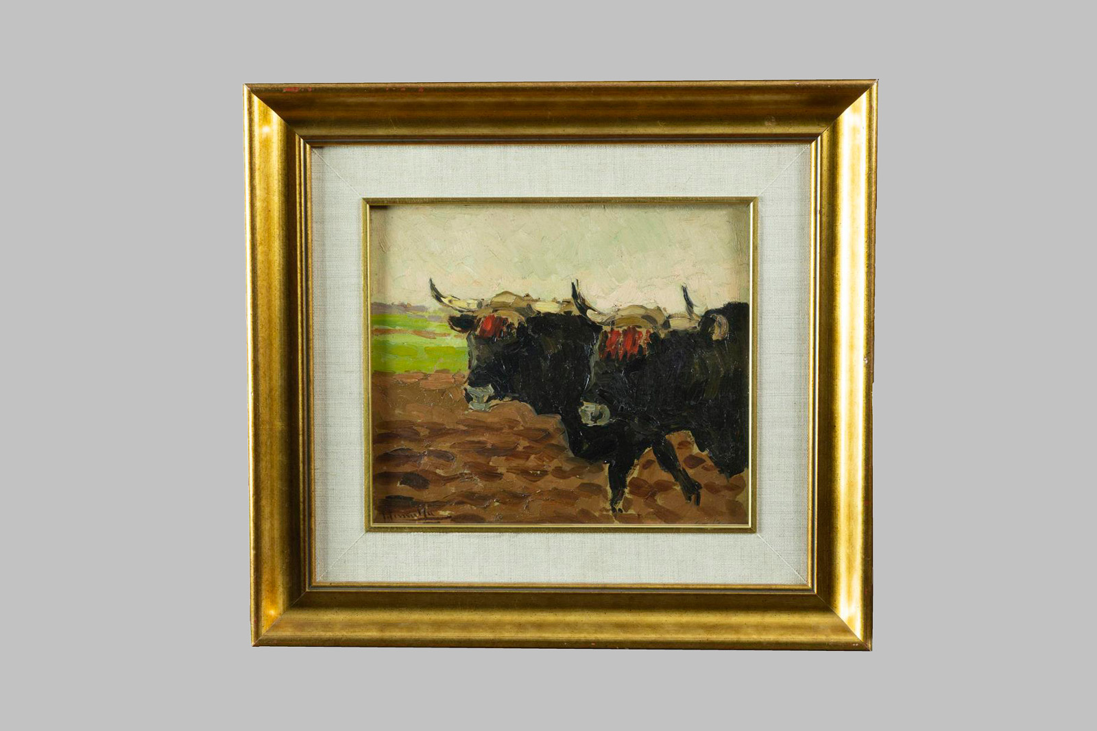 Óleo sobre Tabla de Joaquim Terruella Matilla (1891 - 1957)