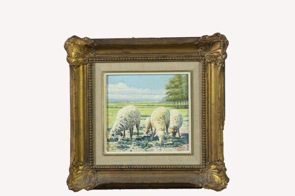 Oil Canvas on Board by Joaquín Pallarés (1853 - 1935)