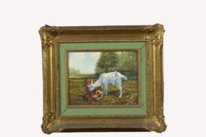 Óleo Tela sobre Tabla de Jules Worms (1832 - 1924)