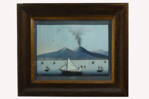 Pintura al Pastel: Monte Vesubio