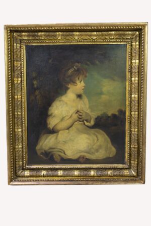 Óleo sobre Tela: Retrato Niña