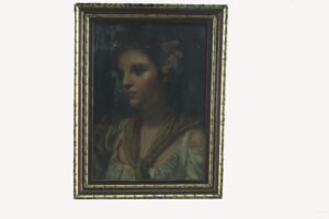 Óleo sobre Tela: Retrato mujer