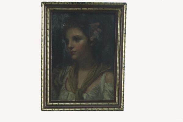 Oil on Canvas: Woman Portrait